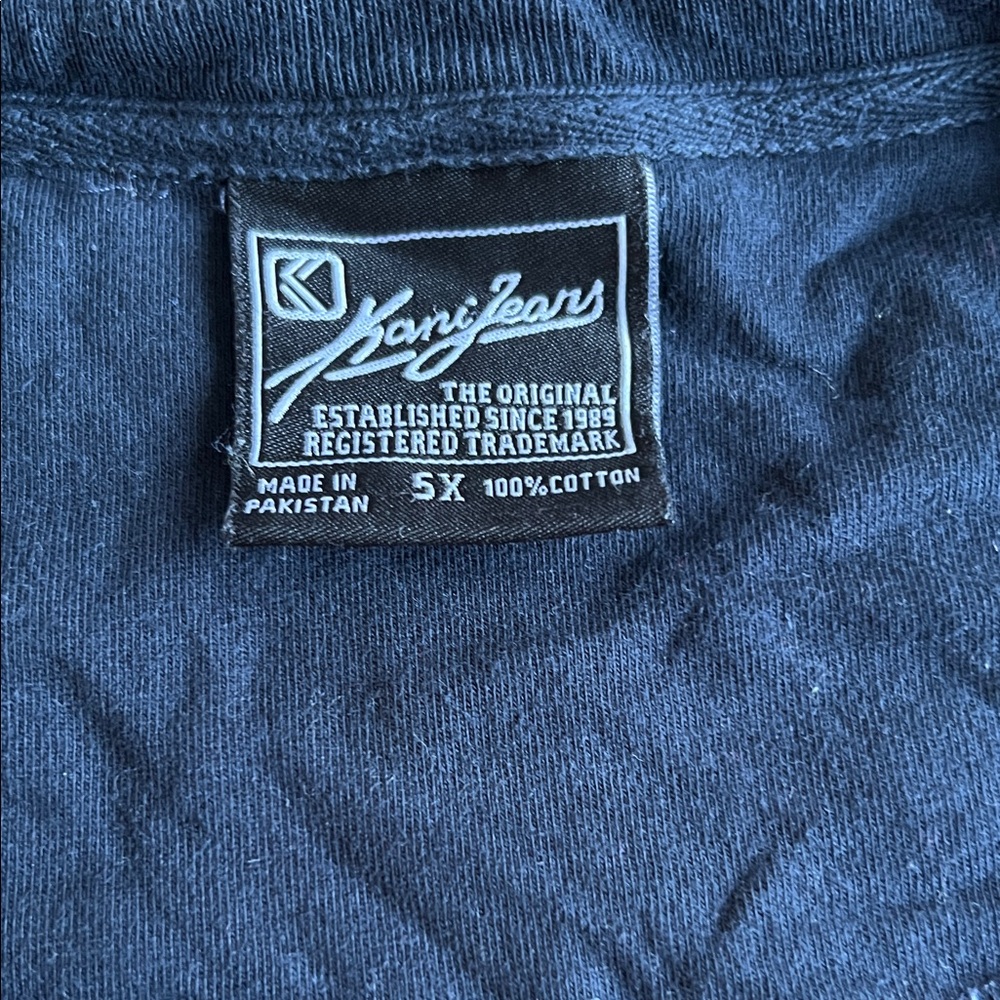 Kani Blue T-Shirt sz 5x 100% cotton